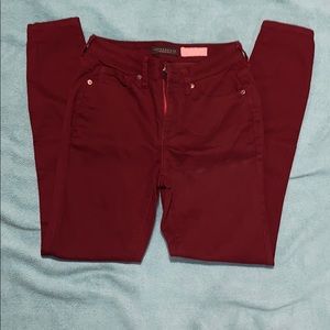 Maroon Aeropostale High Waisted Jeggings